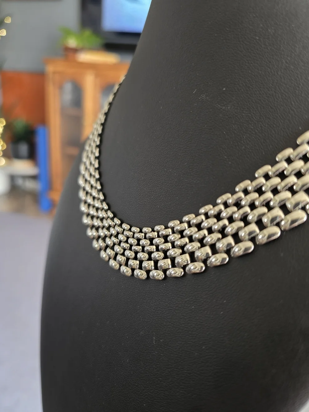Classic Multi-Strand Silver-Tone Women's Necklace - Picture 5 of 9